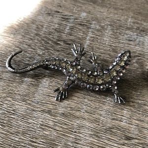 NWOT Lucky Brand Lizard Brooch Boho Vintage